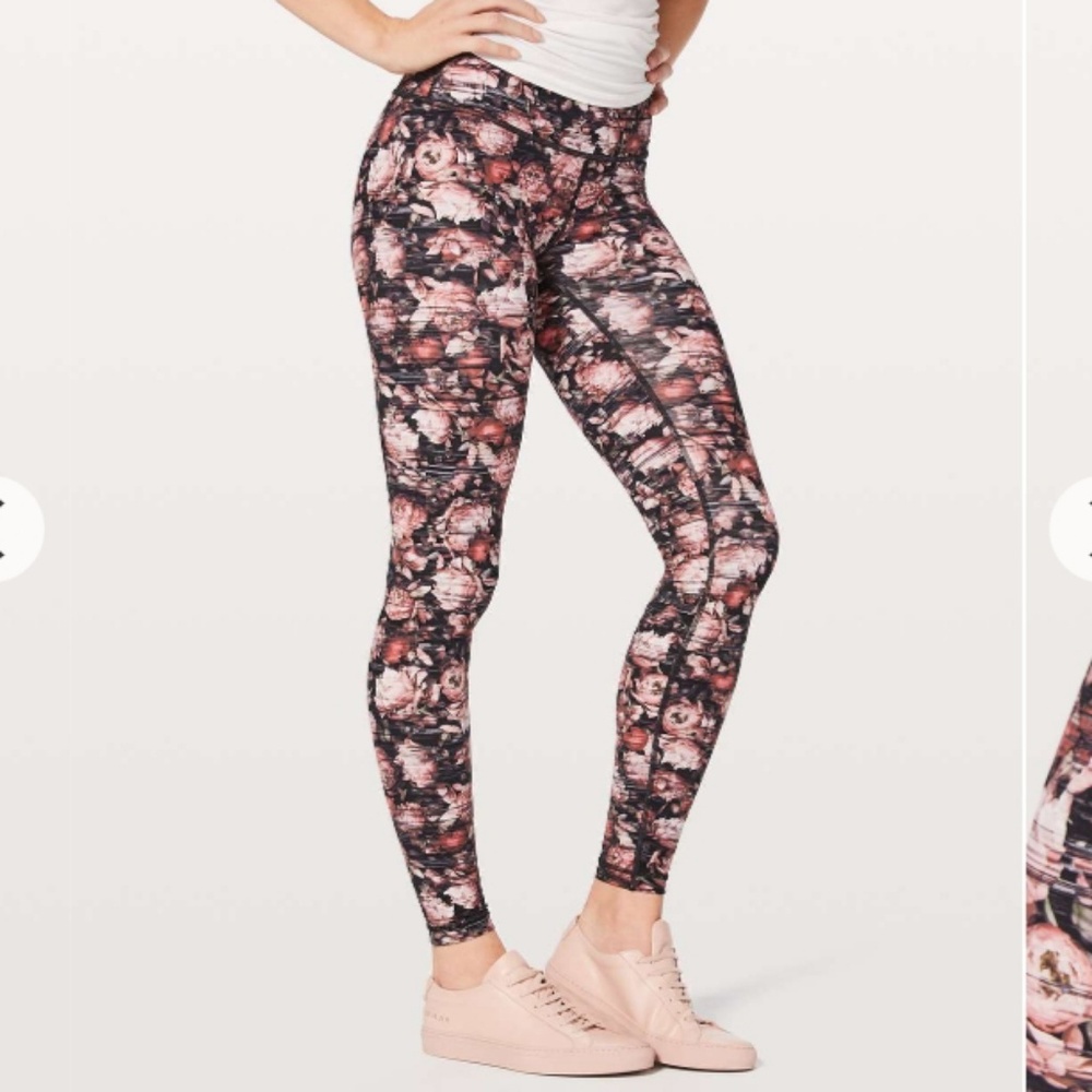 Peony Nulux Lululemon Wunder Unders EUC 4!